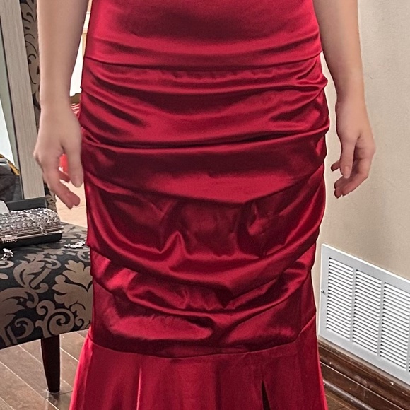 Red Ball Gown Dress Long Formal - Picture 6 of 6